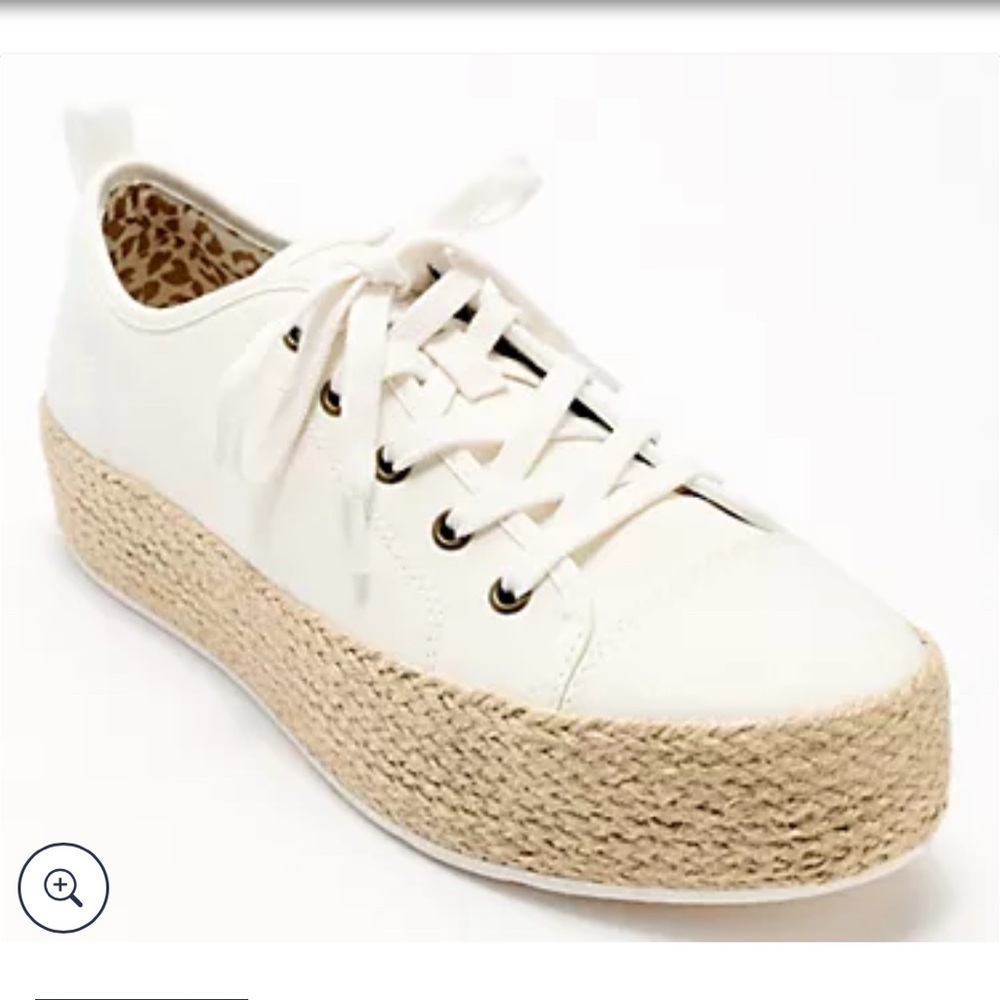 Skechers Bobs Vegan Sesame Espadrille Lace Up Sneakers